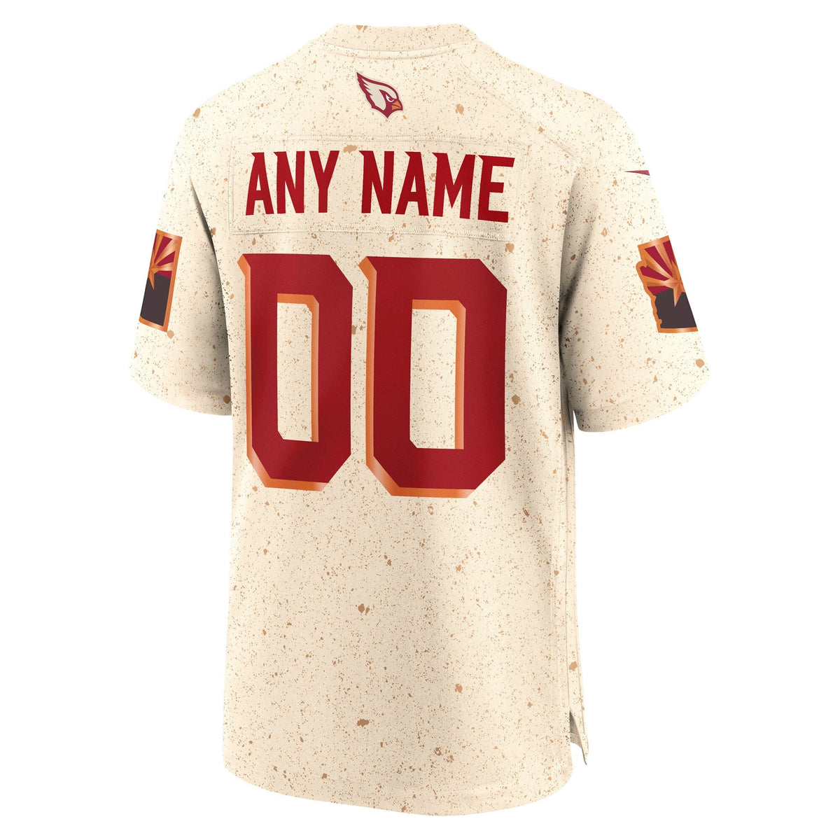 Arizona Cardinals Natural 2025 Rivalries Collection Custom Game Jersey product image 4, provided for visual reference and