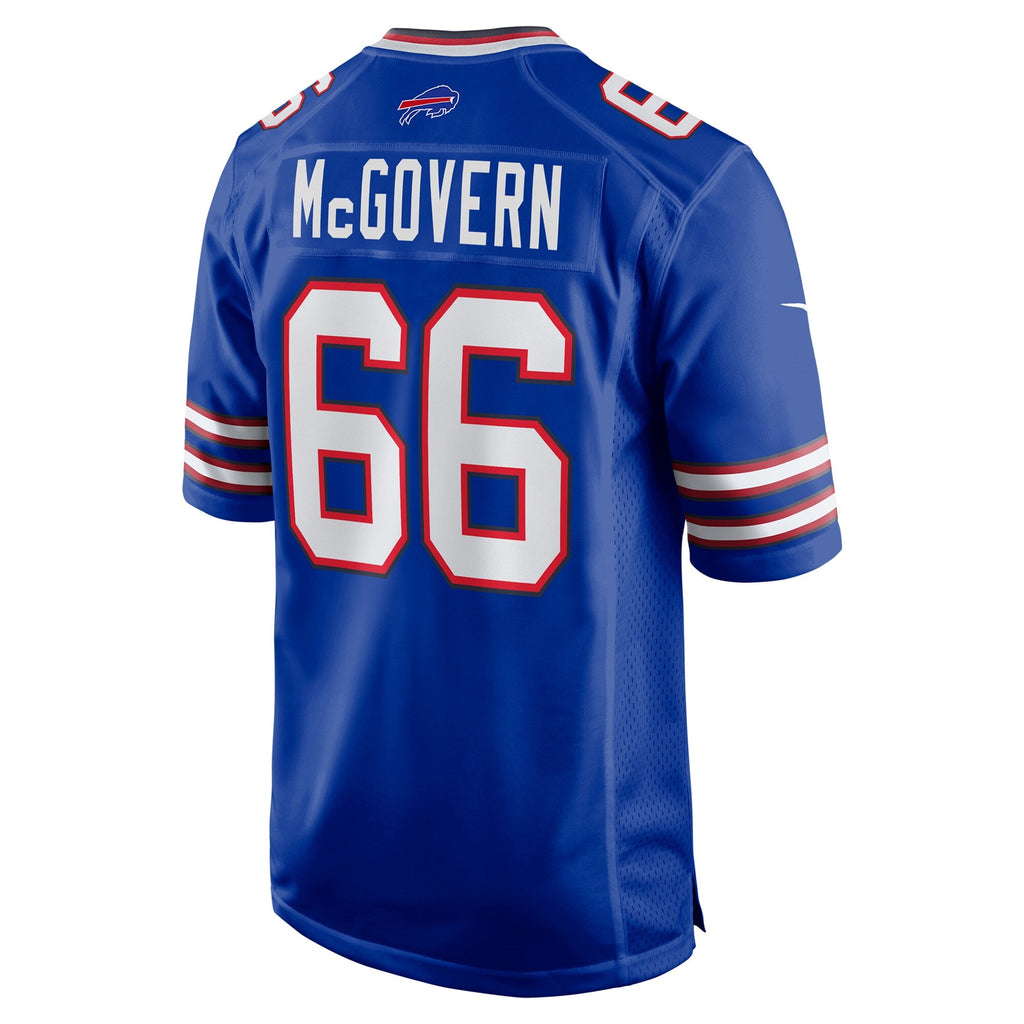 Buffalo Bills Connor McGovern Royal Game Player Jersey product image 4, provided for visual reference and product detail