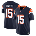 Denver Broncos Nik Bonitto Navy Alternate Vapor F.U.S.E. Stitched Limited Jersey product image 1, provided for visual