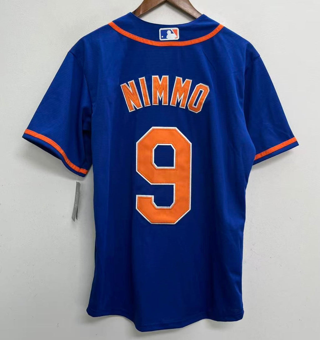 Brandon Nimmo New York Mets Official MLB Nike Jersey Blue product image 1