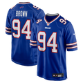 Buffalo Bills Andrew Brown Royal Game Jersey product image 1, provided for visual reference and product detail review