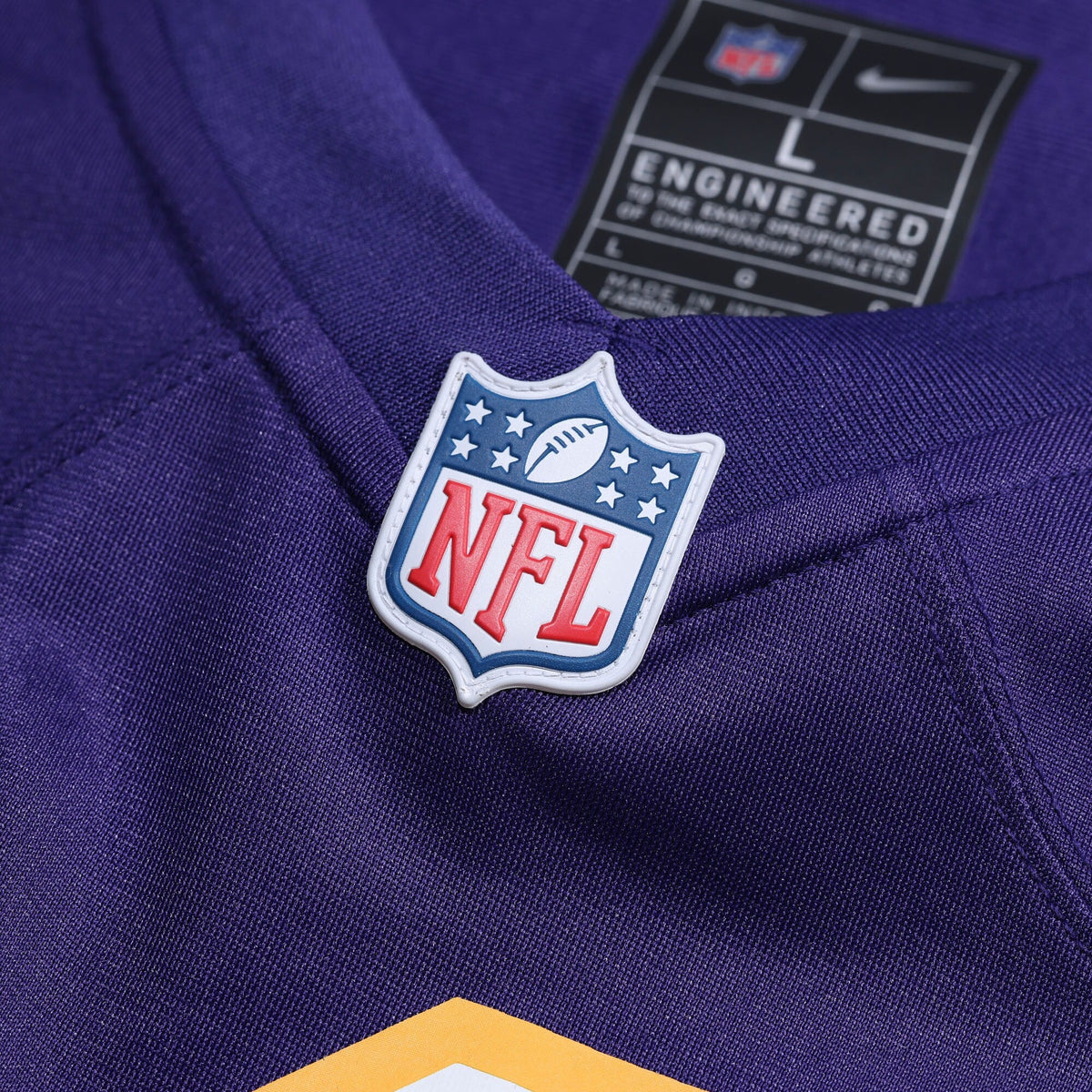 Minnesota Vikings Byron Murphy Jr. Purple Alternate Game Jersey product image 5, provided for visual reference and product