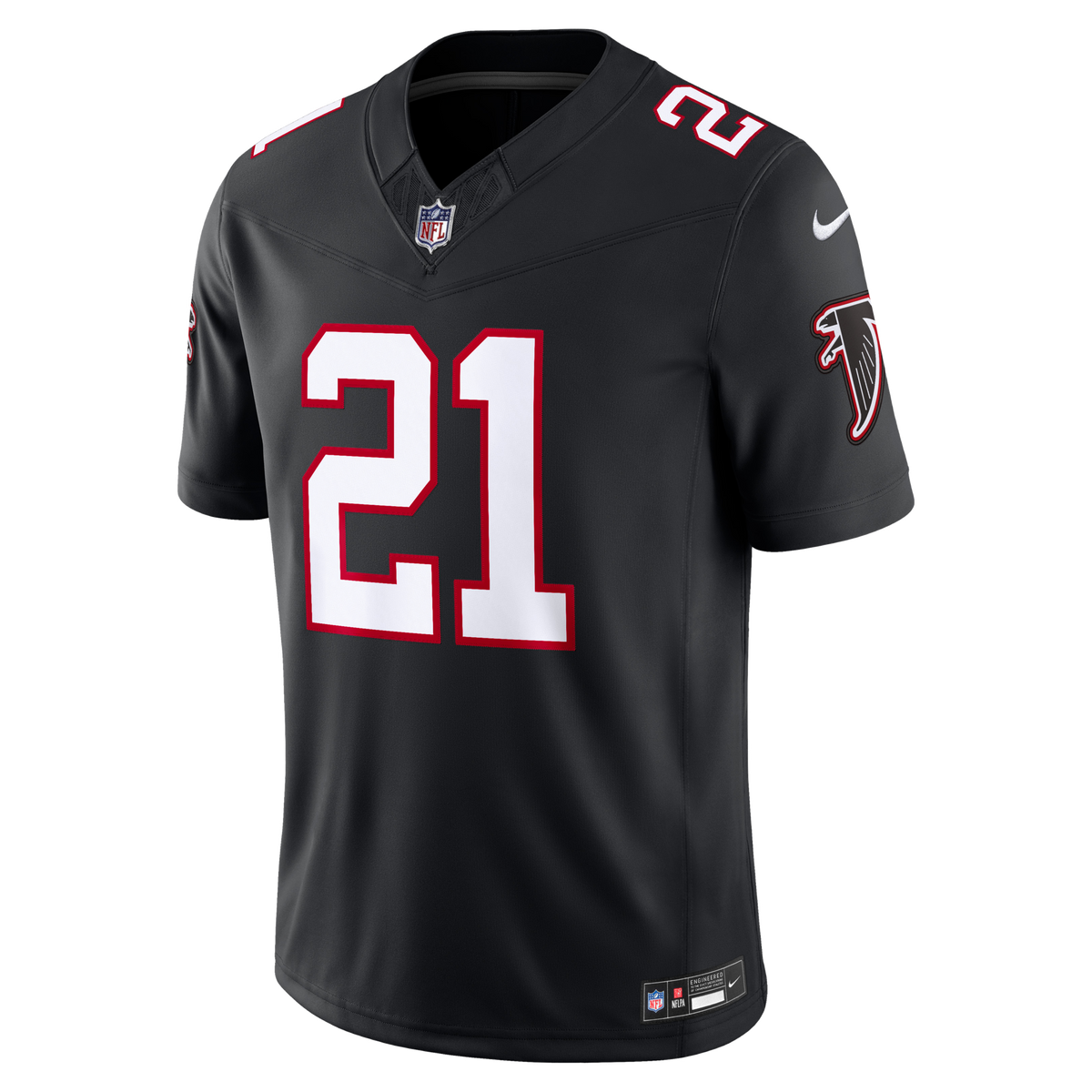 Atlanta Falcons Deion Sanders Black Alternate Throwback Vapor F.U.S.E. Stitched Retired Limited Jersey product image 3,