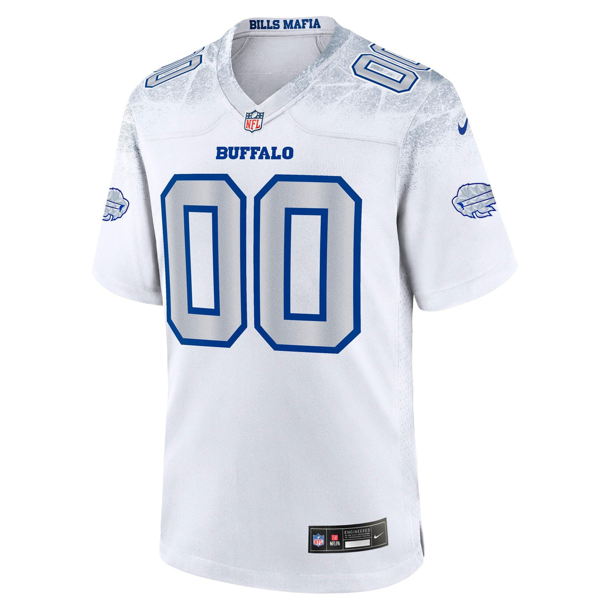 Buffalo Bills White 2025 Rivalries Collection Custom Game Jersey product image 3, provided for visual reference and product