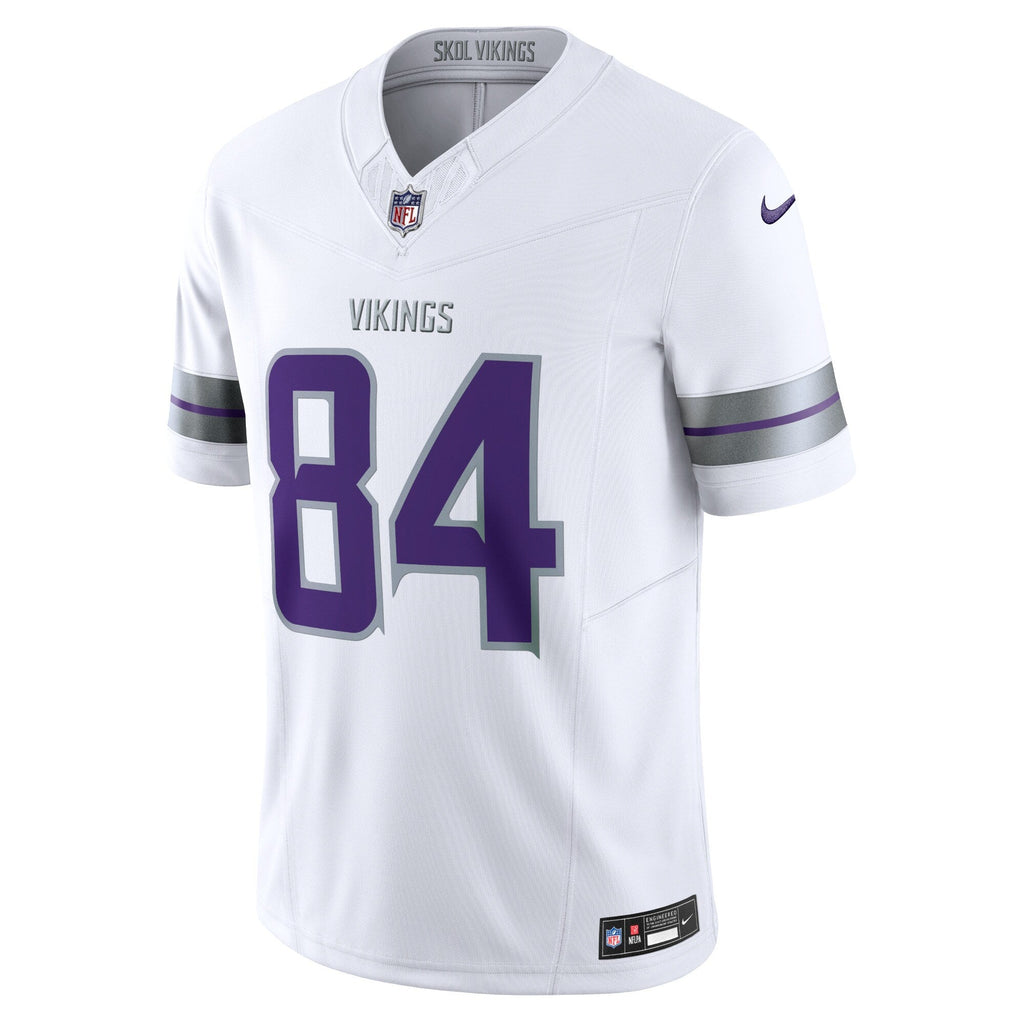 Minnesota Vikings Randy Moss White Alternate Vapor F.U.S.E. Retired Player Limited Jersey product image 3, provided for