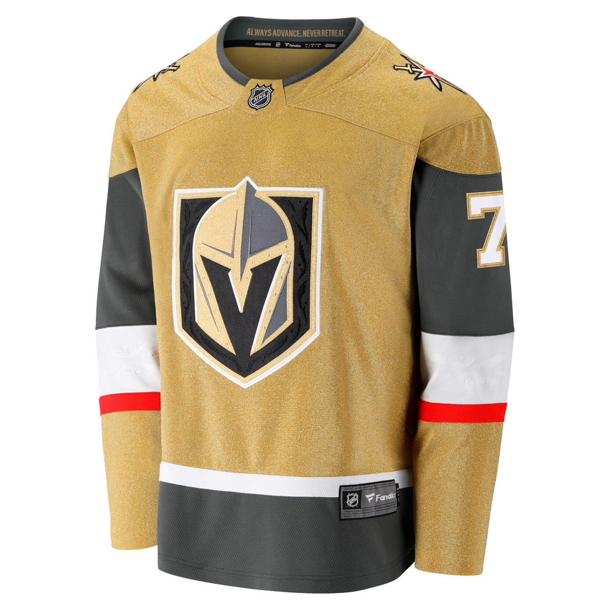 Vegas Golden Knights Alex Pietrangelo Gold Home Breakaway Jersey product image 3, provided for visual reference and product