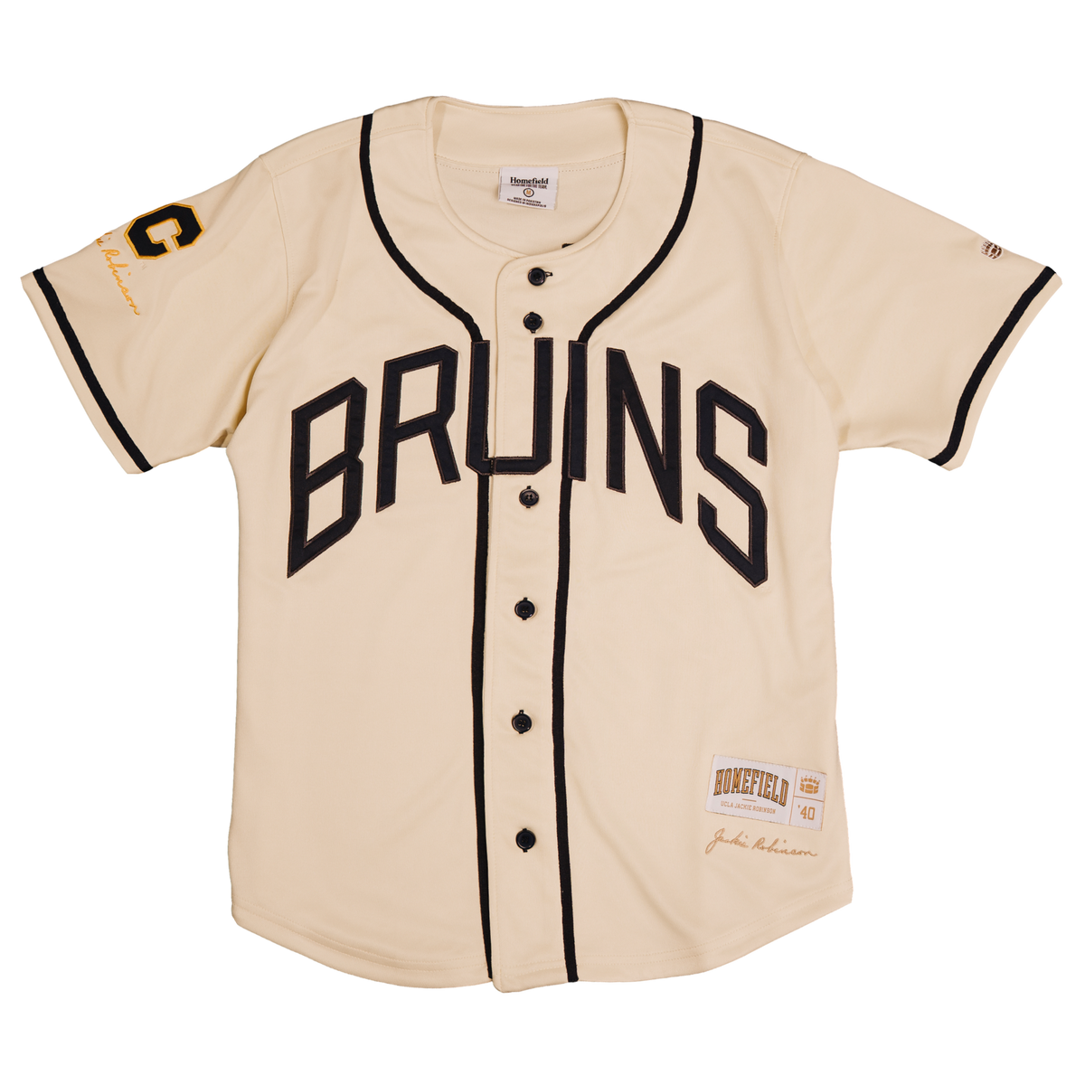 UCLA Bruins Homefield Baseball Jersey - Navy product image 3, provided for visual reference and product detail review