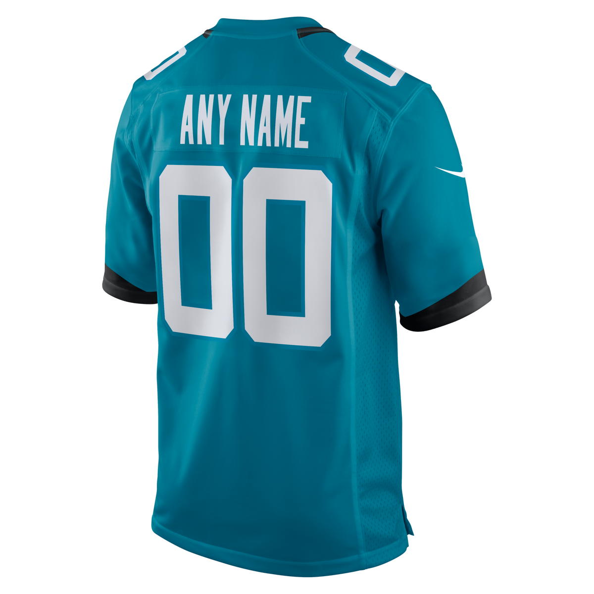 Jacksonville Jaguars Teal Custom Team Game Jersey product image 3, provided for visual reference and product detail review