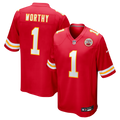 Kansas City Chiefs Xavier Worthy Red Player Game Jersey product image 1, provided for visual reference and product detail