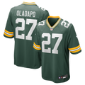 Green Bay Packers Kitan Oladapo Green Game Jersey product image 1, provided for visual reference and product detail review