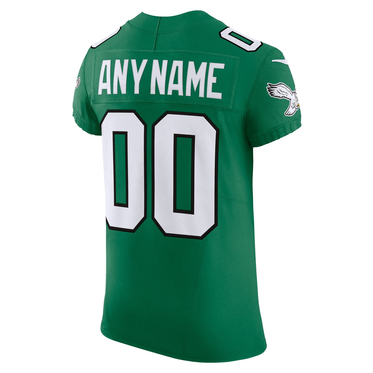 Philadelphia Eagles Kelly Green 2nd Alternate Vapor F.U.S.E. Elite Custom Jersey product image 4, provided for visual