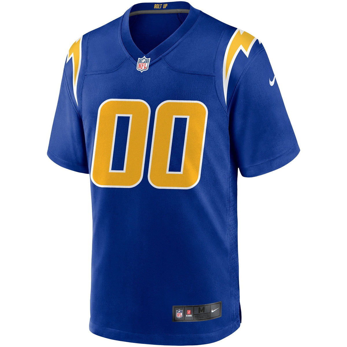 Los Angeles Chargers Royal Alternate Custom Game Jersey product image 3, provided for visual reference and product detail