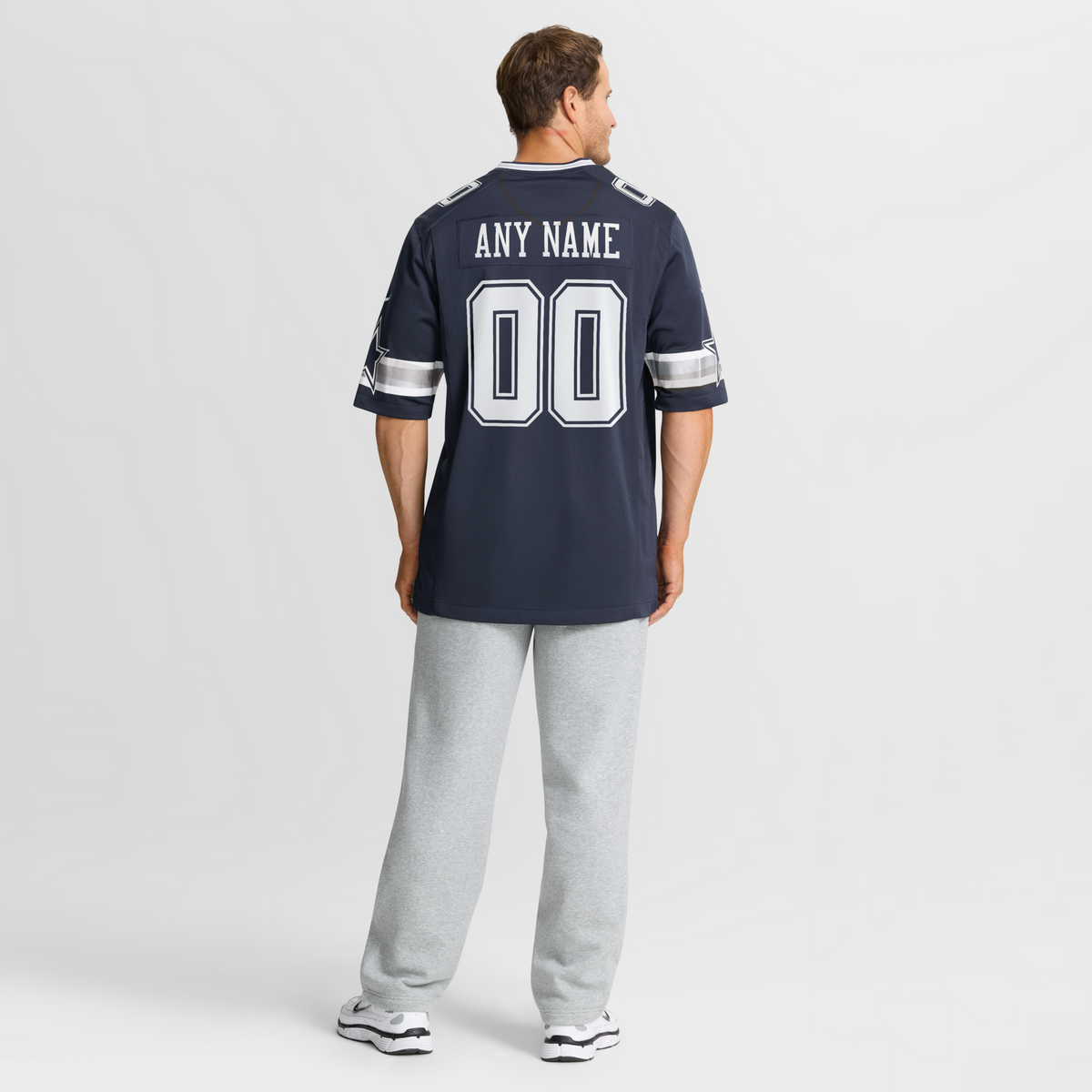 Dallas Cowboys Navy Custom Game Jersey product image 9, provided for visual reference and product detail review