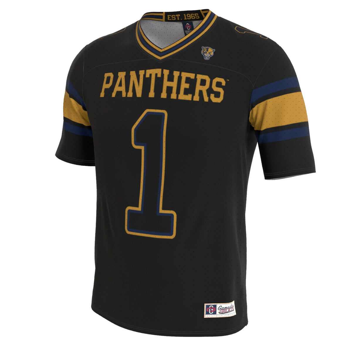 FIU Panthers Lightweight Collegiate Football Blackout Fashion Jersey product image 3, provided for visual reference and