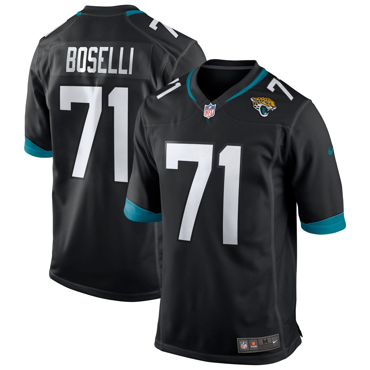Jacksonville Jaguars Tony Boselli Black Retired Player Alternate Game Jersey product image 1, provided for visual reference