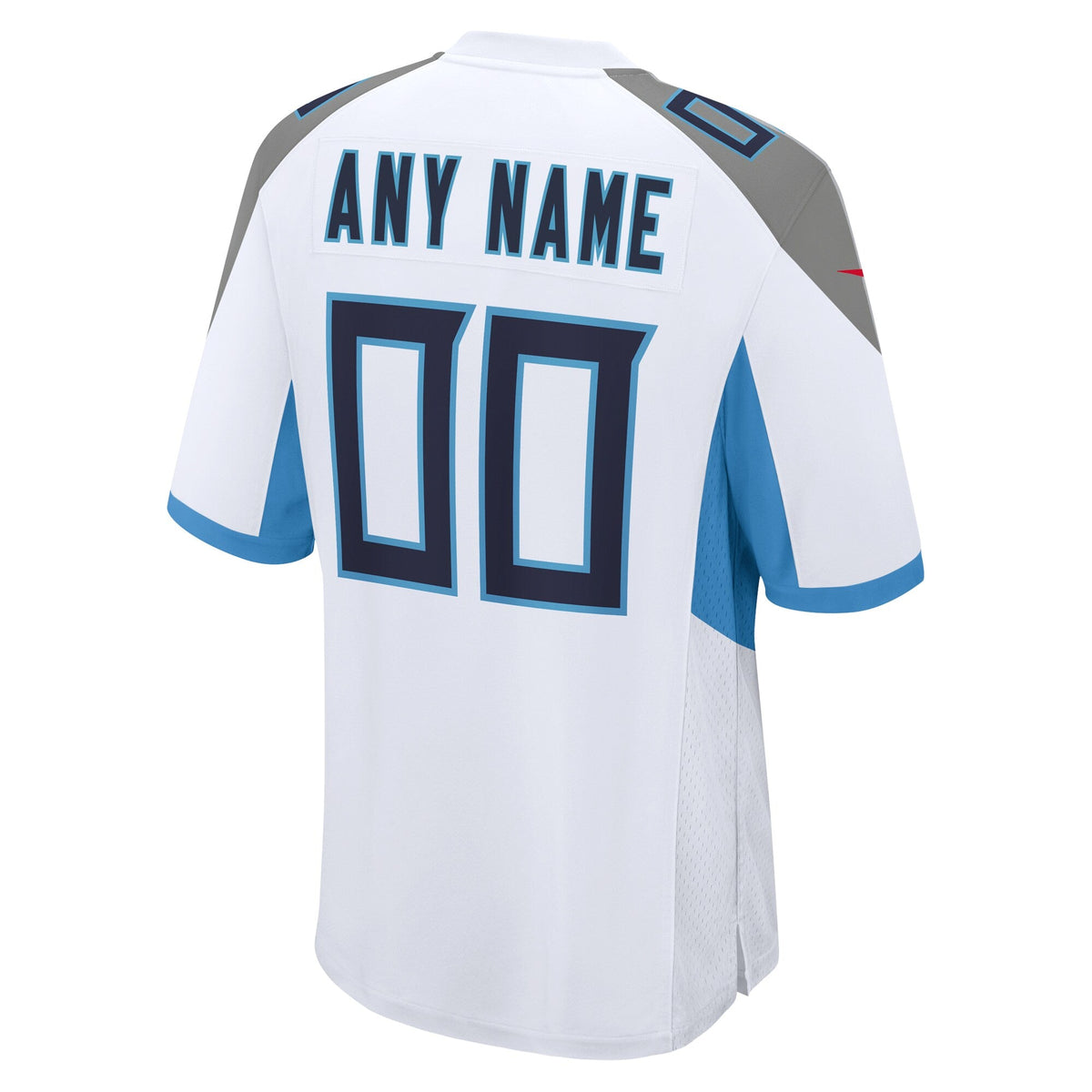 Tennessee Titans White Custom Game Jersey product image 4, provided for visual reference and product detail review
