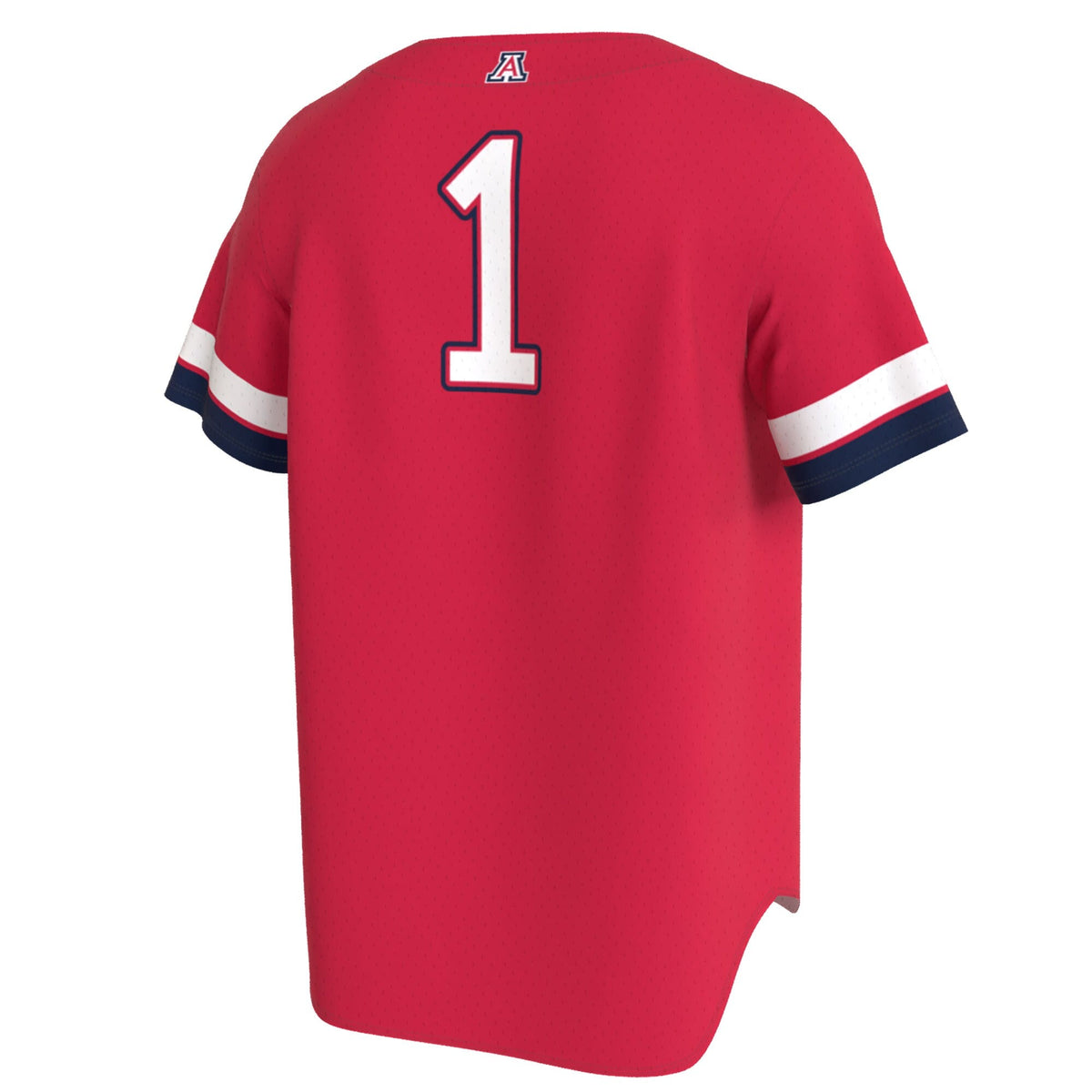 Arizona Wildcats Lightweight Collegiate Baseball Fashion Jersey - Red product image 4, provided for visual reference and