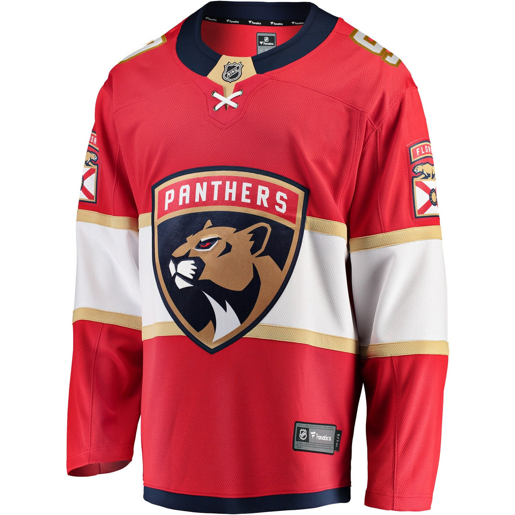 Florida Panthers Sam Bennett Red Home Breakaway Replica Jersey product image 3, provided for visual reference and product