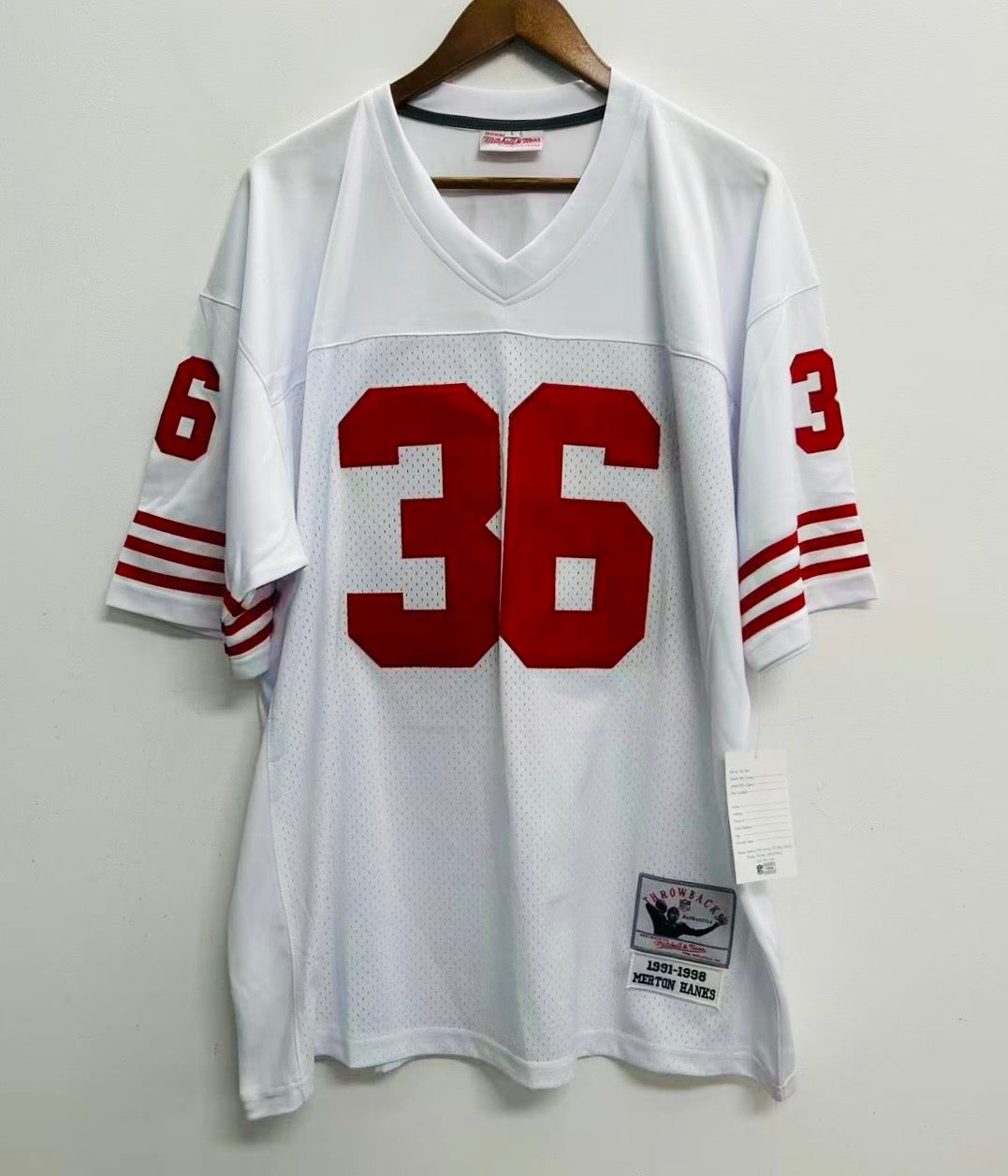 Merton Hanks San Francisco 49ers Jersey Mitchell & Ness product image 2