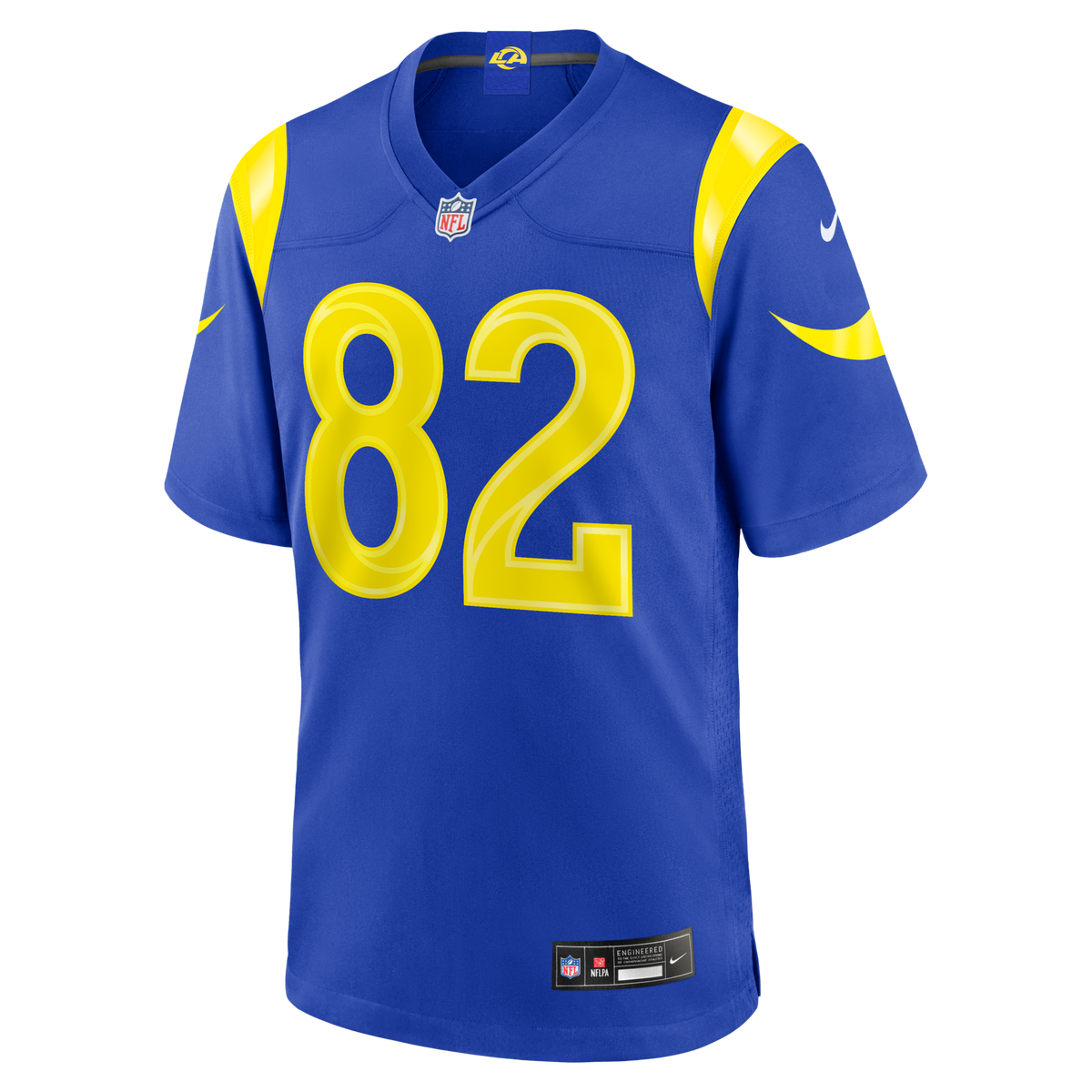 Los Angeles Rams Tyler Scott Royal Team Game Jersey product image 3, provided for visual reference and product detail review