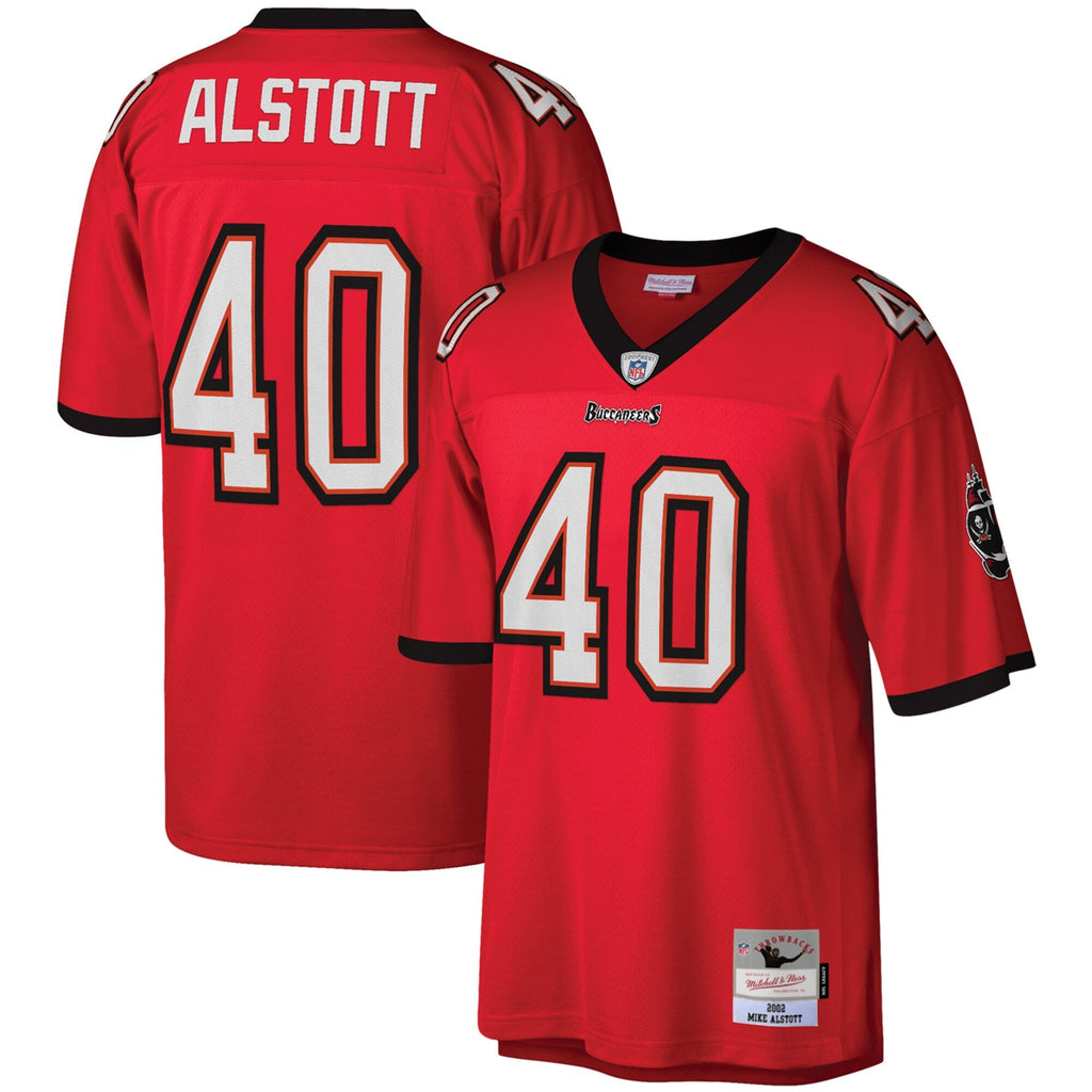 Tampa Bay Buccaneers Mike Alstott Red Legacy Replica Jersey product image 1, provided for visual reference and product