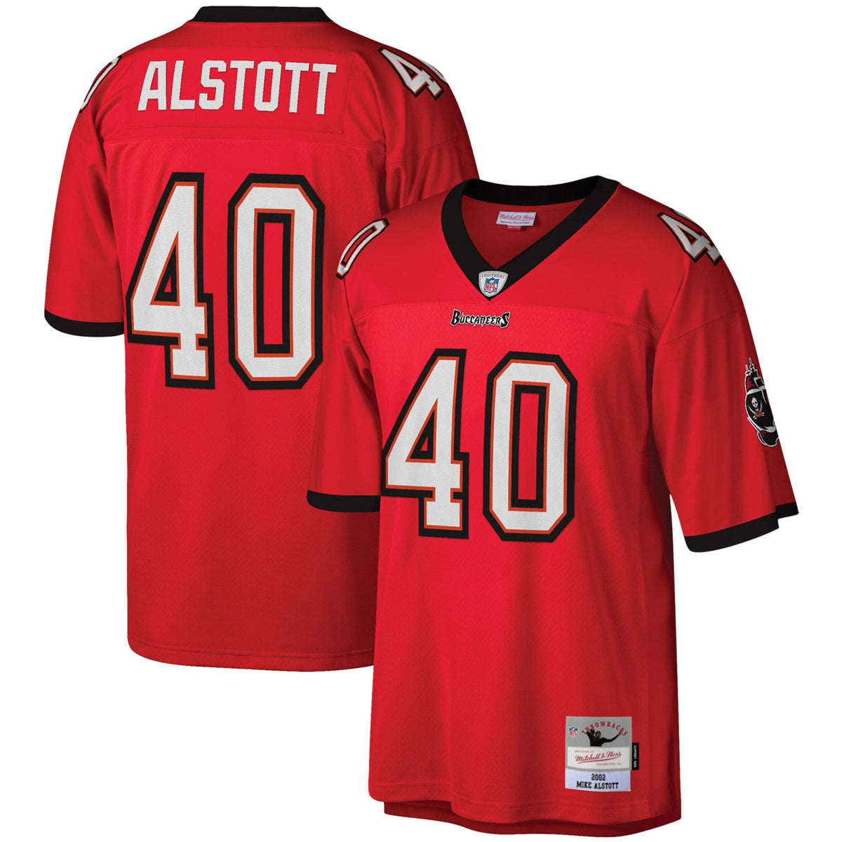 Tampa Bay Buccaneers Mike Alstott Red Legacy Replica Jersey product image 1, provided for visual reference and product