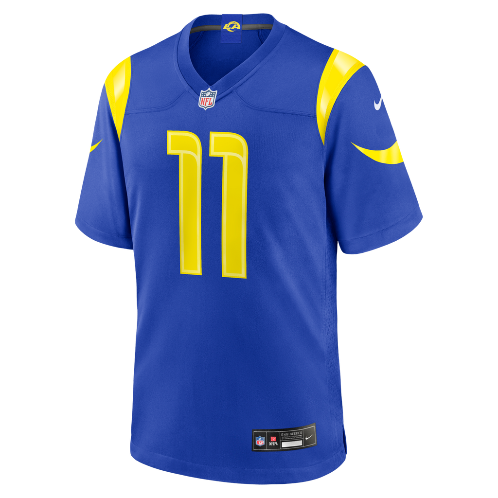 Los Angeles Rams Keir Thomas Royal Team Game Jersey product image 3, provided for visual reference and product detail review