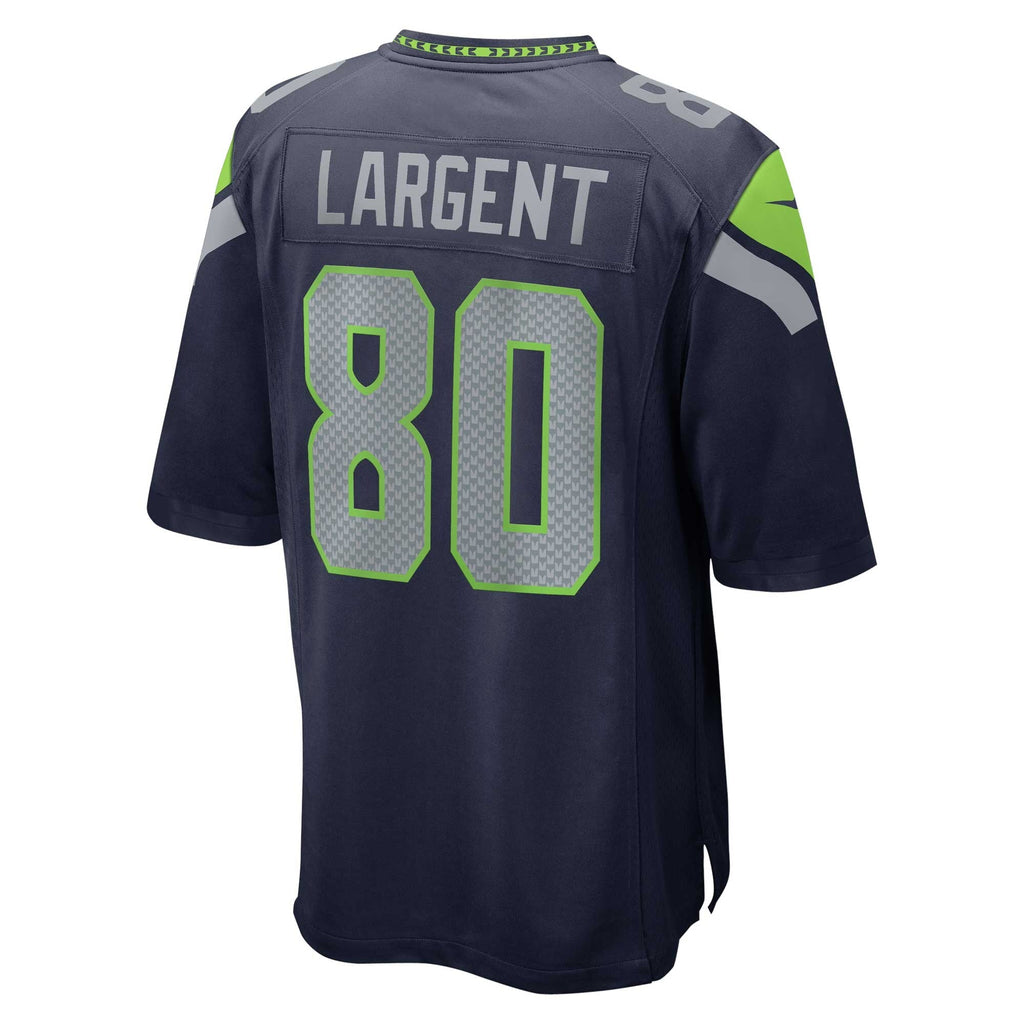 Seattle Seahawks Steve Largent College Navy Retired Player Game Jersey product image 4, provided for visual reference and