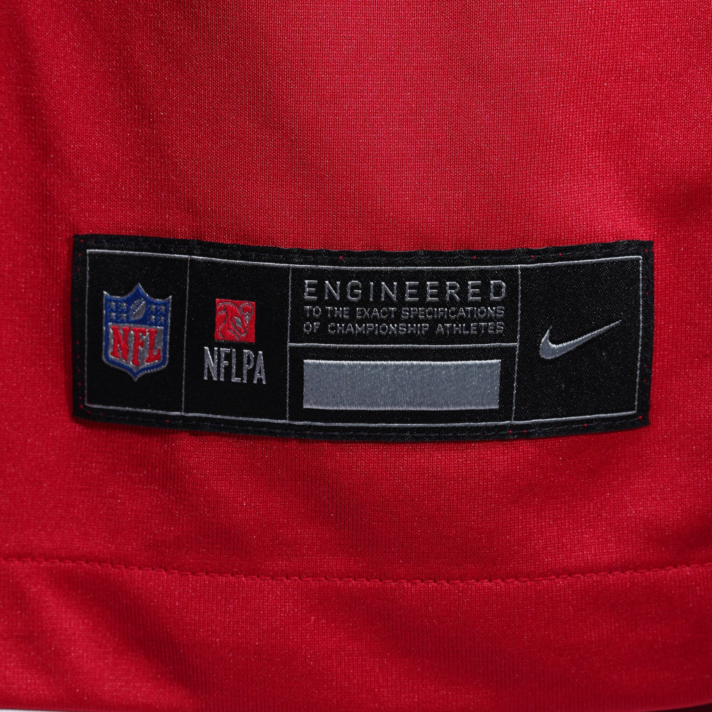 San Francisco 49ers Thomas Morstead Scarlet Team Game Jersey product image 6, provided for visual reference and product
