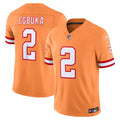Tampa Bay Buccaneers Emeka Egbuka Creamsicle Alternate Vapor F.U.S.E. Stitched Limited Jersey product image 1, provided for