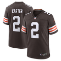 Cleveland Browns DeAndre Carter Brown Team Game Jersey product image 1, provided for visual reference and product detail