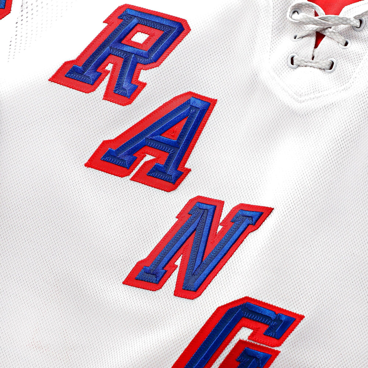New York Rangers Mika Zibanejad White Away Premium Jersey product image 5, provided for visual reference and product detail