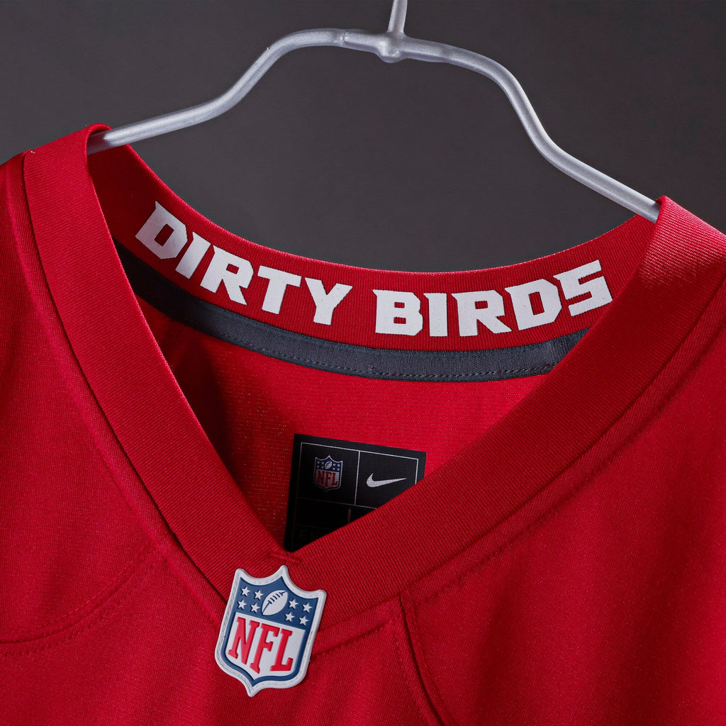 Atlanta Falcons Kyle Pitts Sr. Red Game Jersey product image 5, provided for visual reference and product detail review