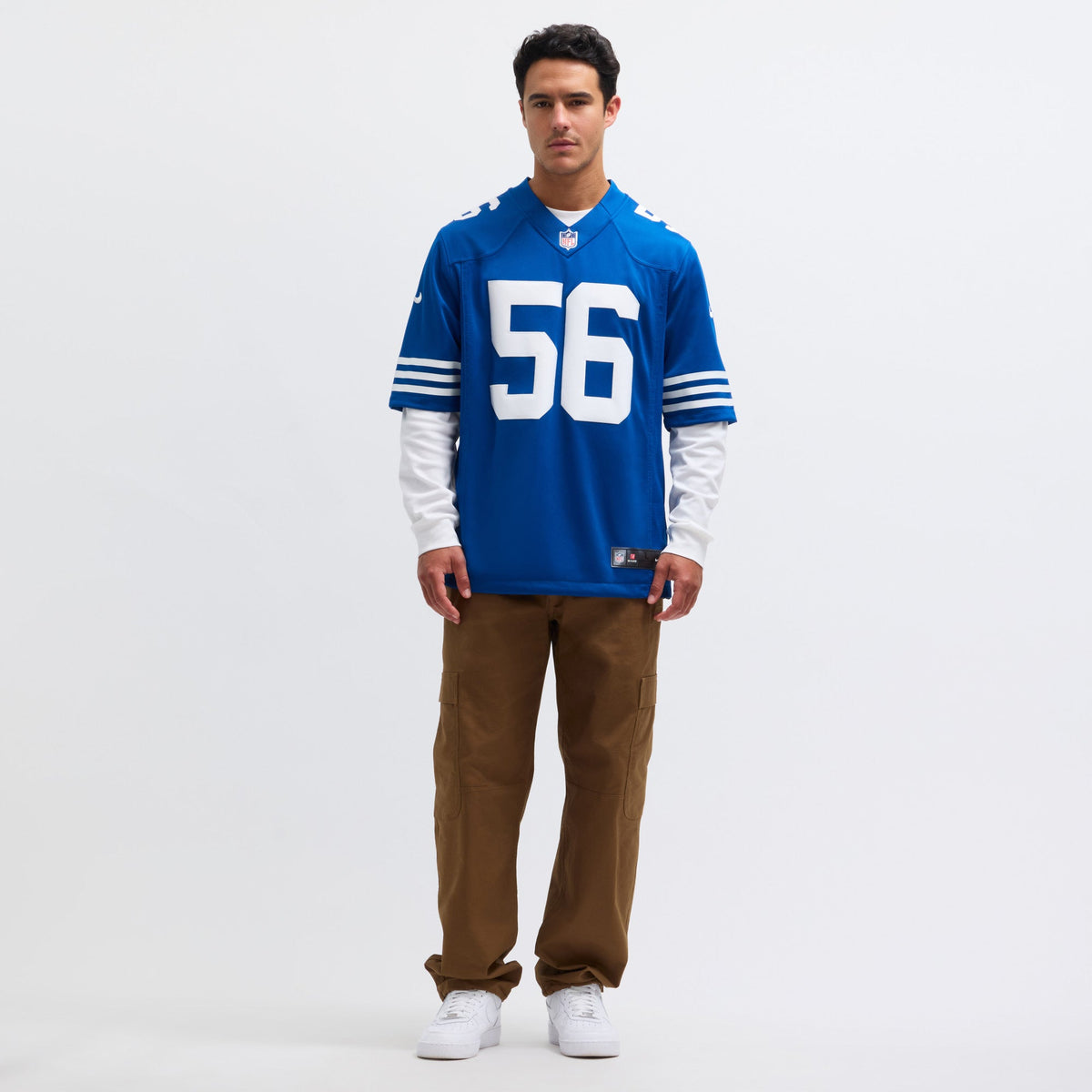Indianapolis Colts Quenton Nelson Royal Alternate Vapor Limited Jersey product image 7, provided for visual reference and