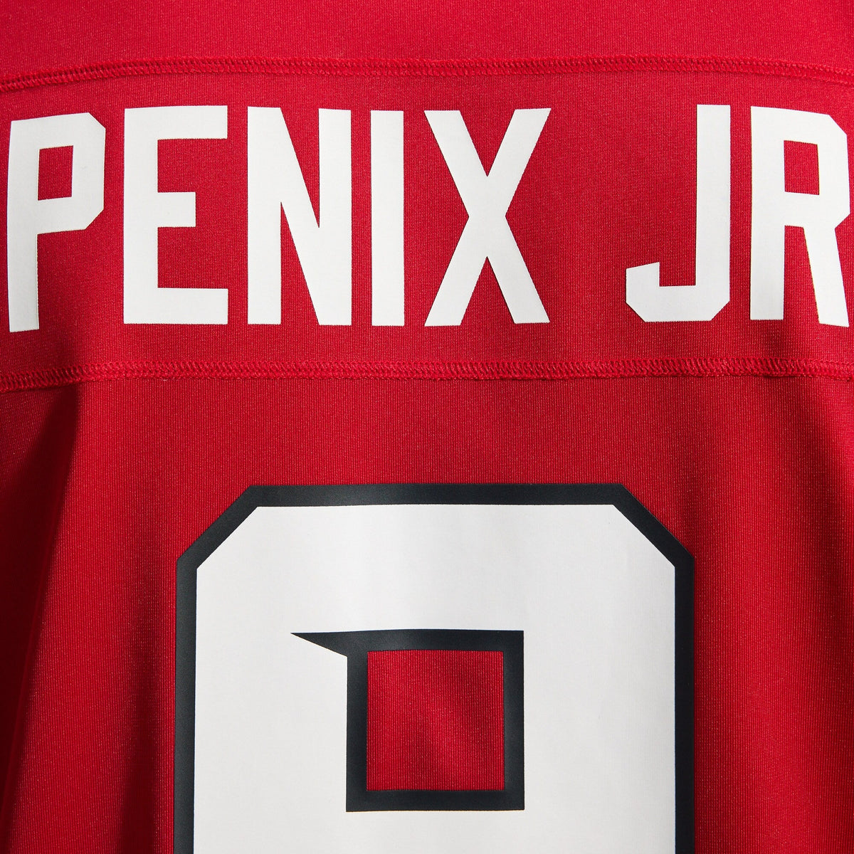 Atlanta Falcons Michael Penix Jr. Red Game Jersey product image 12, provided for visual reference and product detail review
