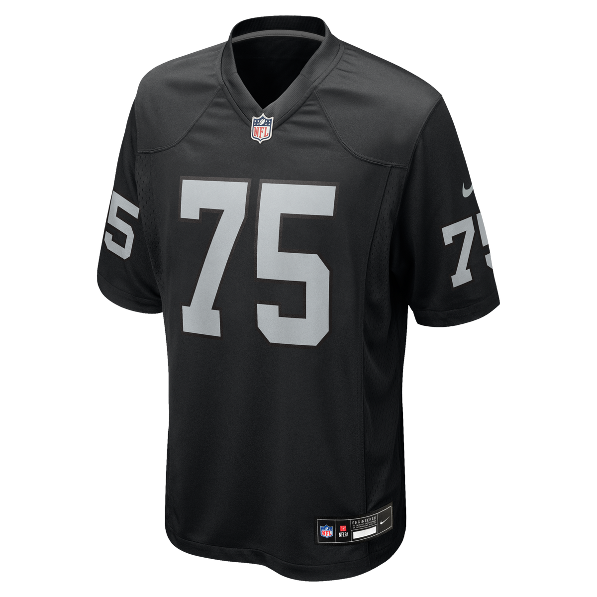 Las Vegas Raiders Howie Long Black Game Retired Player Jersey product image 3, provided for visual reference and product