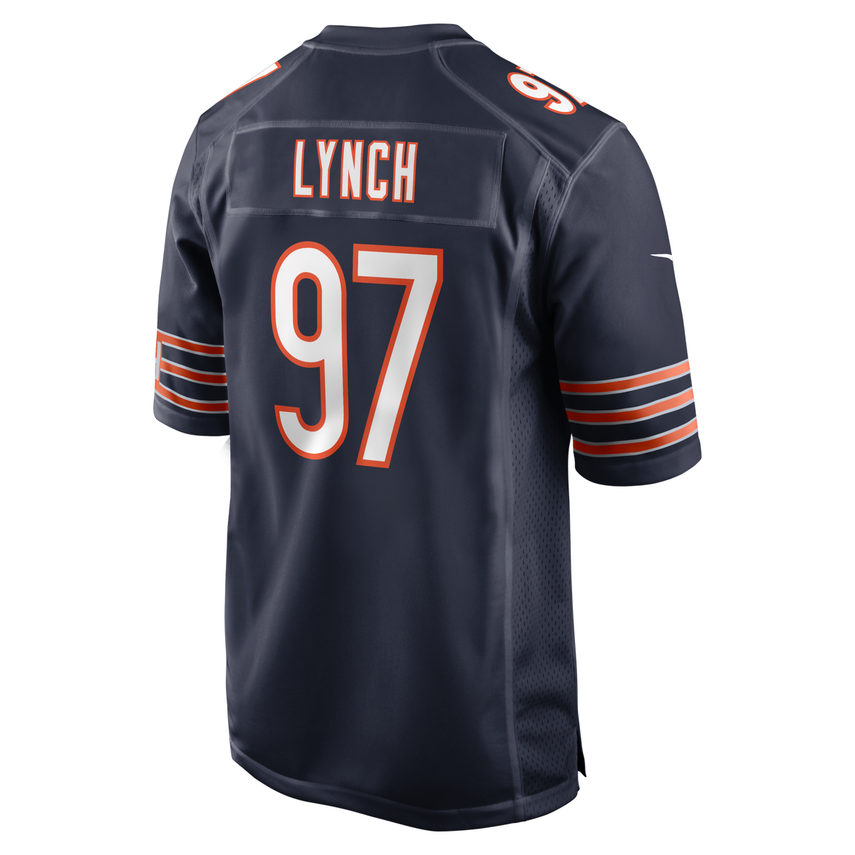 Chicago Bears James Lynch Navy Team Game Jersey product image 3, provided for visual reference and product detail review