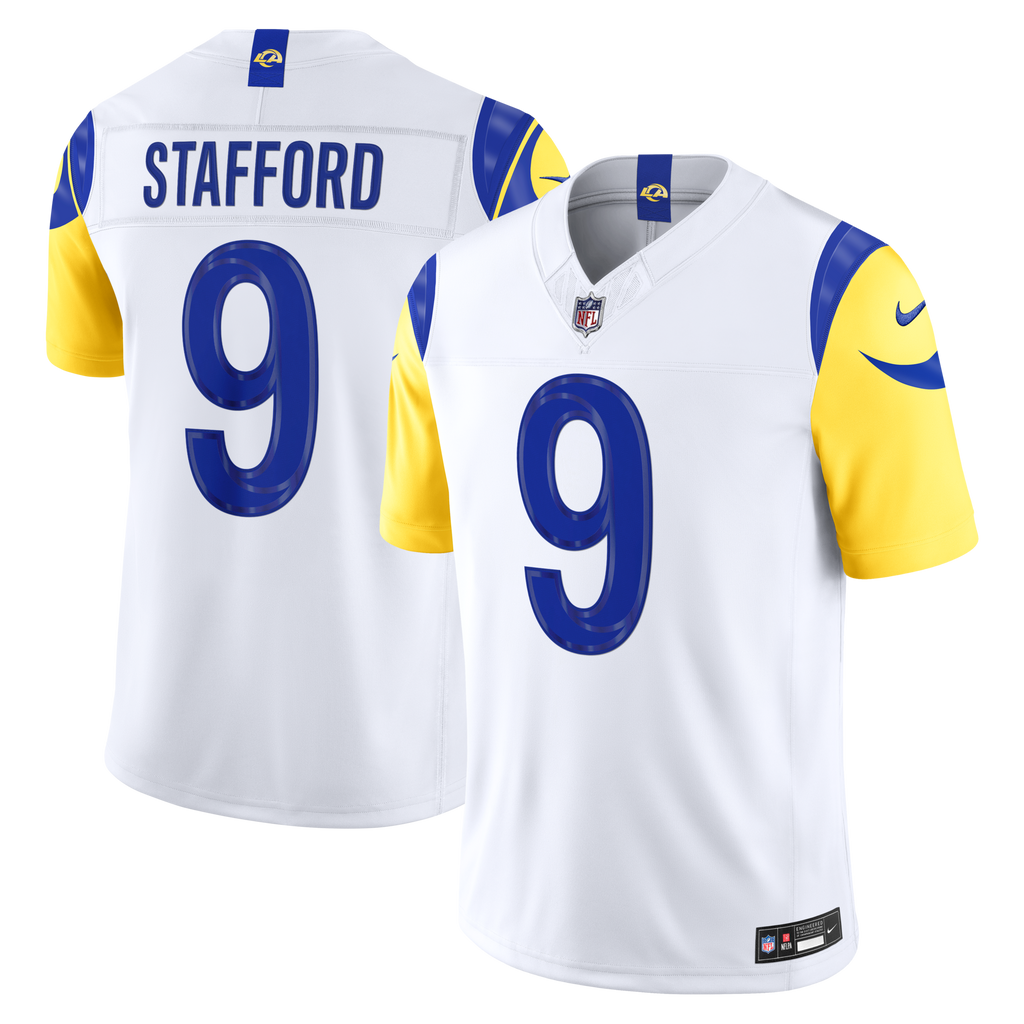 Los Angeles Rams Matthew Stafford White Vapor F.U.S.E. Stitched Limited Jersey product image 2, provided for visual