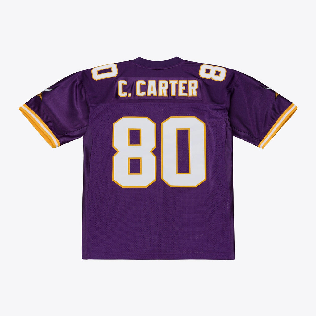 Minnesota Vikings Cris Carter Purple 2001 Authentic Throwback Jersey product image 3, provided for visual reference and