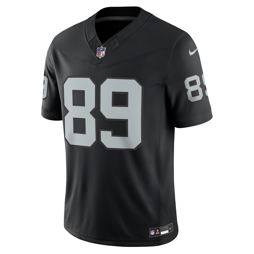 Las Vegas Raiders Brock Bowers Black Team Vapor F.U.S.E. Stitched Limited Jersey product image 7, provided for visual