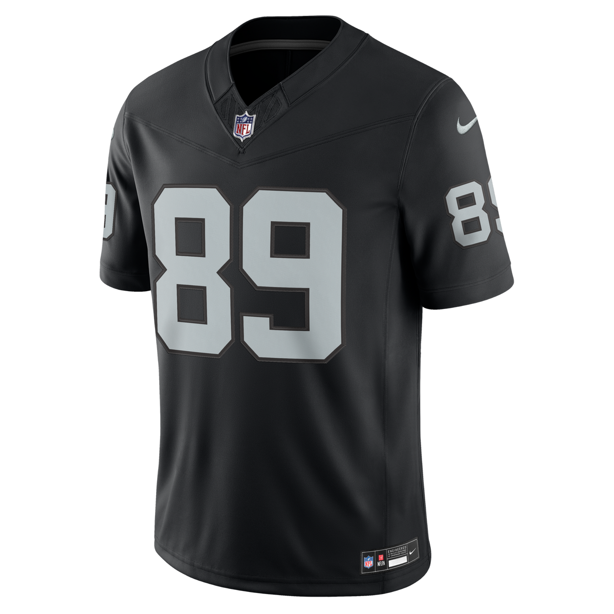 Las Vegas Raiders Brock Bowers Black Team Vapor F.U.S.E. Stitched Limited Jersey product image 7, provided for visual
