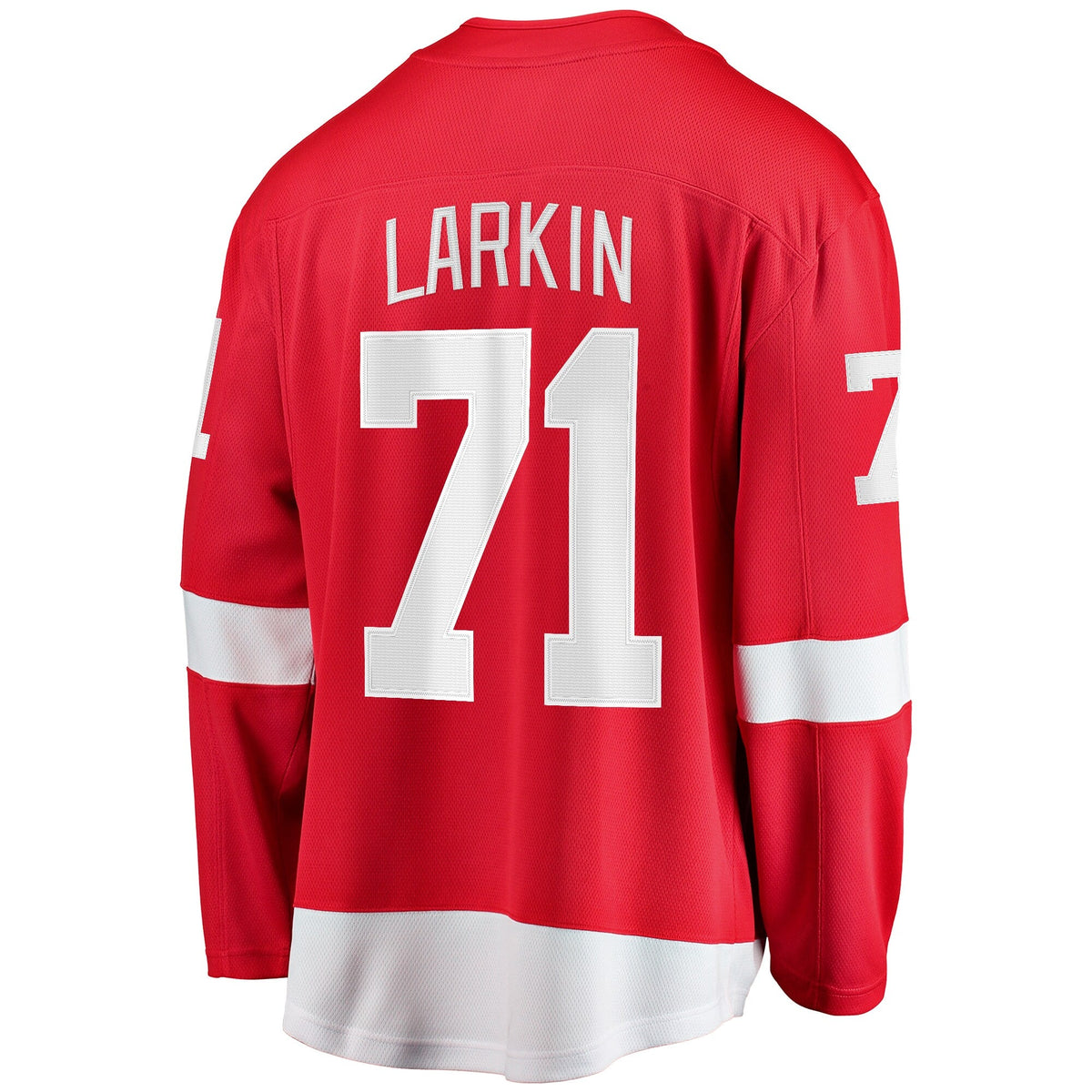 Detroit Red Wings Dylan Larkin Branded Red Captain Home Breakaway Jersey product image 4, provided for visual reference and