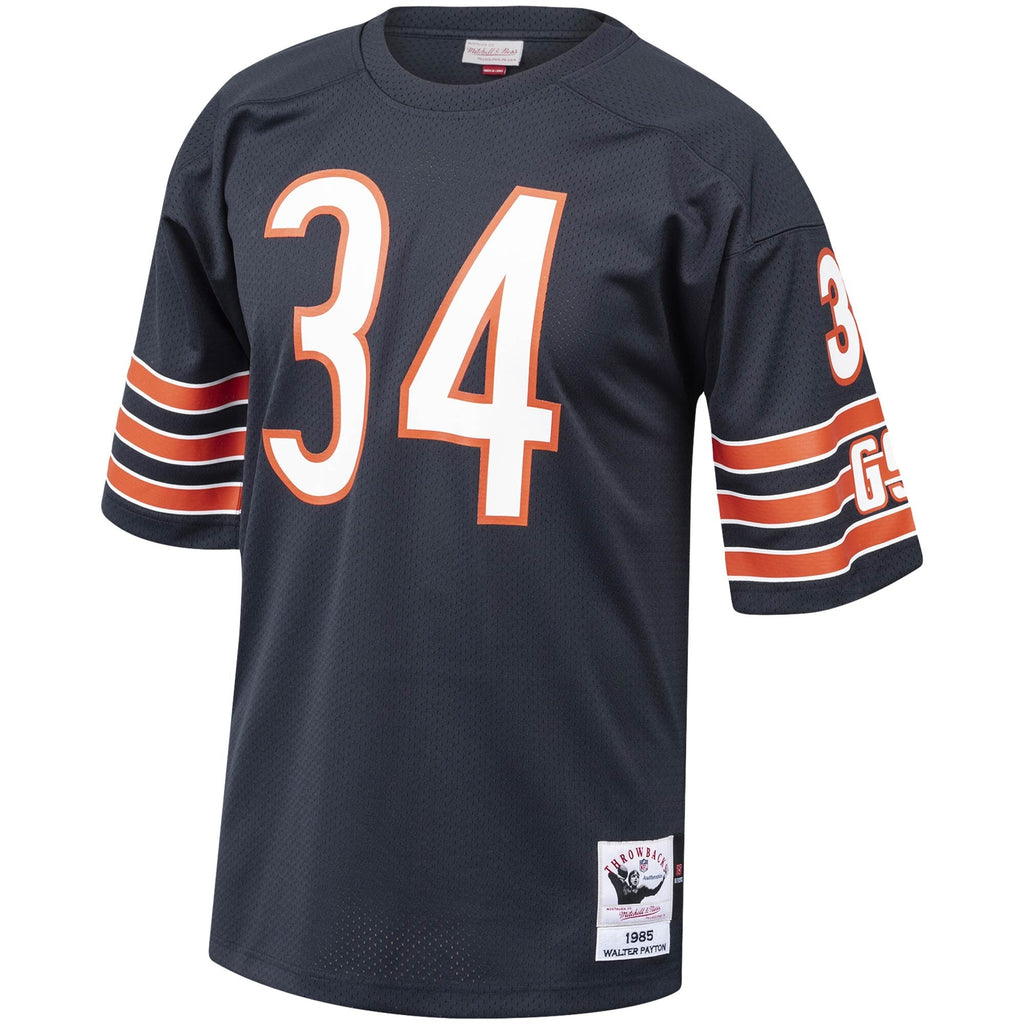 Chicago Bears 1985 Walter Payton Navy Authentic Throwback Retired Player Jersey product image 3, provided for visual