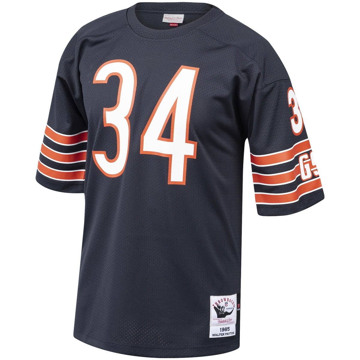 Chicago Bears 1985 Walter Payton Navy Authentic Throwback Retired Player Jersey product image 3, provided for visual