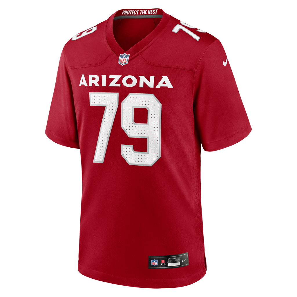Arizona Cardinals PJ Mustipher Cardinal Team Game Jersey product image 2, provided for visual reference and product detail
