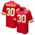 Kansas City Chiefs Chris Roland-Wallace Red Game Jersey product image 1, provided for visual reference and product detail
