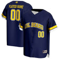 Cal Bears NIL Pick-A-Player Lightweight Baseball Jersey - Navy product image 1, provided for visual reference and product