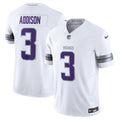 Minnesota Vikings Jordan Addison White Alternate Vapor F.U.S.E. Limited Jersey product image 1, provided for visual