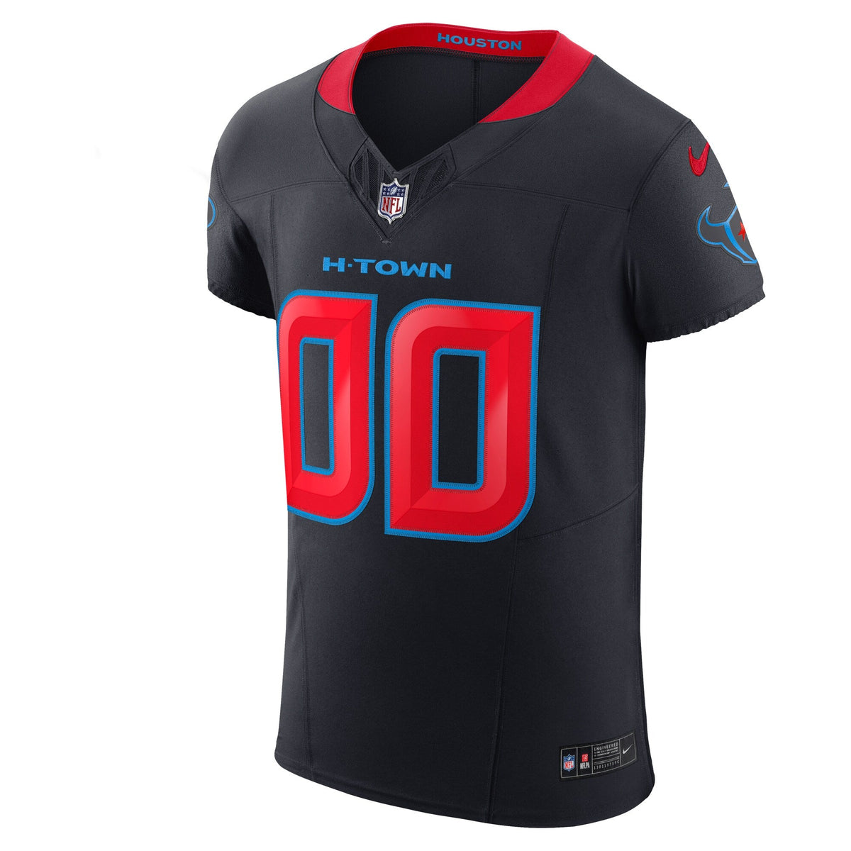 Houston Texans Navy Alternate Vapor F.U.S.E. Elite Custom Jersey product image 3, provided for visual reference and product