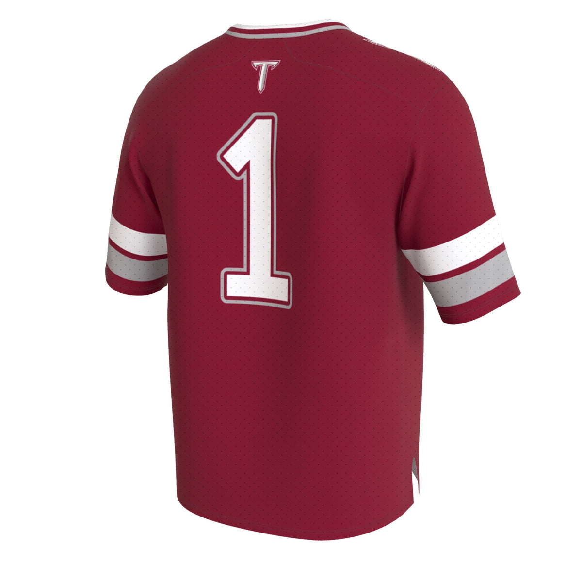 Troy University Trojans Lightweight Collegiate Football Fashion Jersey - Cardinal product image 4, provided for visual